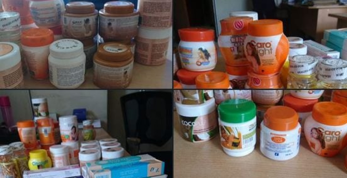 Gov’t Officials Seize 7 Skin Lightening Products Banned in Kenya