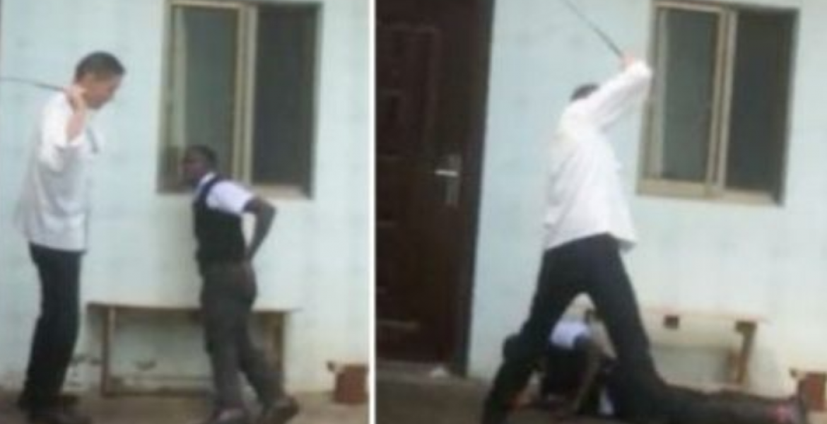 Chinese National Filmed Whipping Kenyan Restaurant Worker Detained for 15 Days