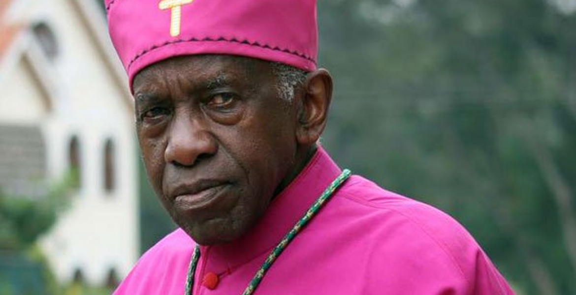 Ndingi Mwana a'Nzeki Retired Catholic Archbishop Ndingi Mwana ‘aNzeki is Dead