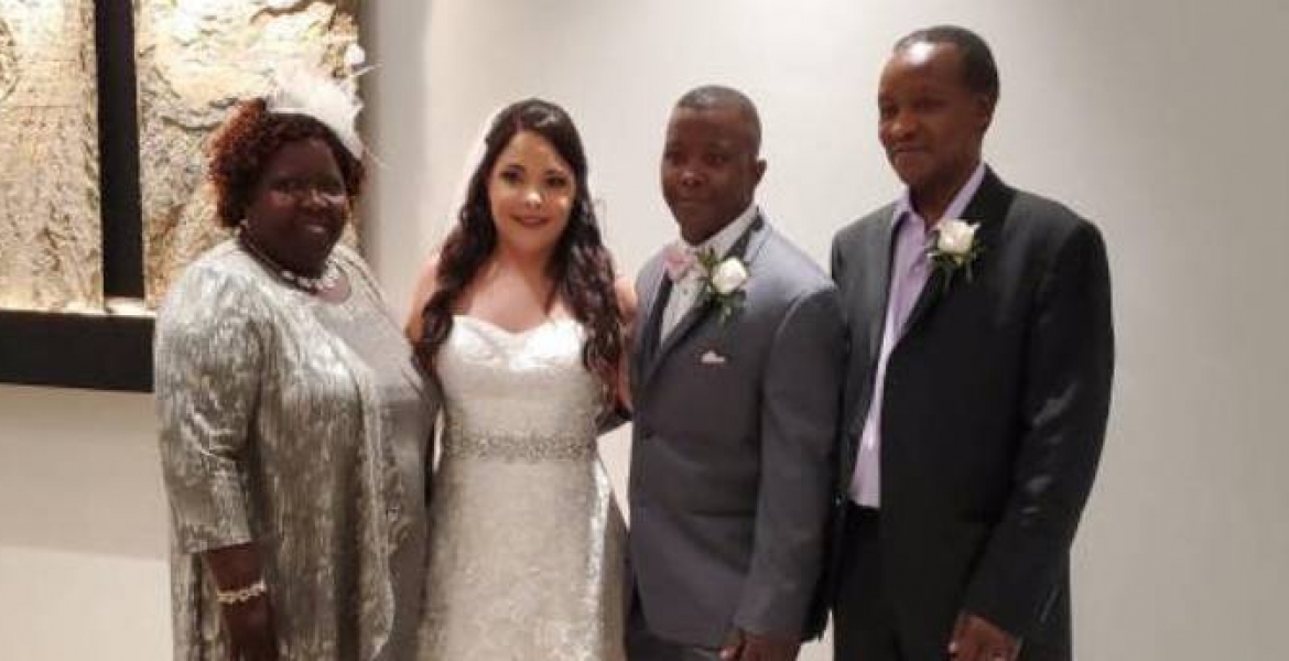 From Left: Mrs Elizabeth Mwai, Mr and Mrs Martin Karanja and Francis Mwai Njoroge US-Based Kenyan Chef Who Traveled to Kenya to Save His Land from Grabbing Narrates His Ordeal in Isolation in Nairobi as a Result of the Cornonavirus Pandemic