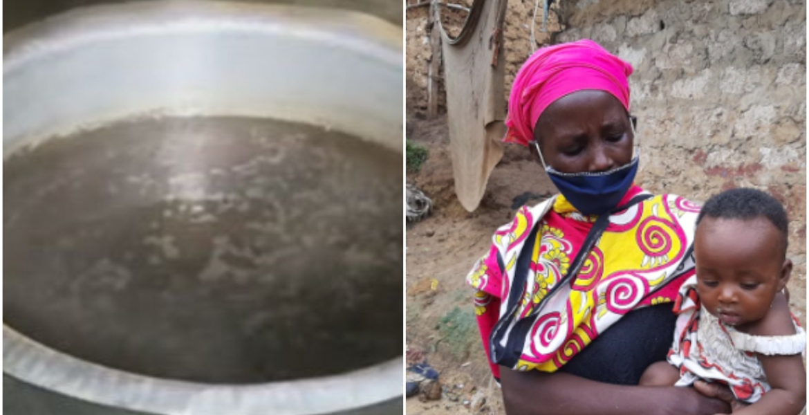 Sad: Kenyan Widow Resorts to Boiling Stones for Her Starving Children