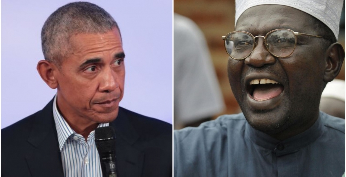 Barrack and Malik Obama