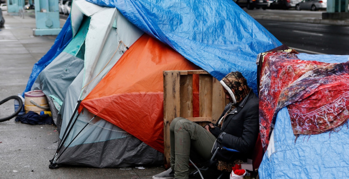 A homeless man in the US How Covid-19 Pandemic Disrupted the Lives of Kenyans in the US