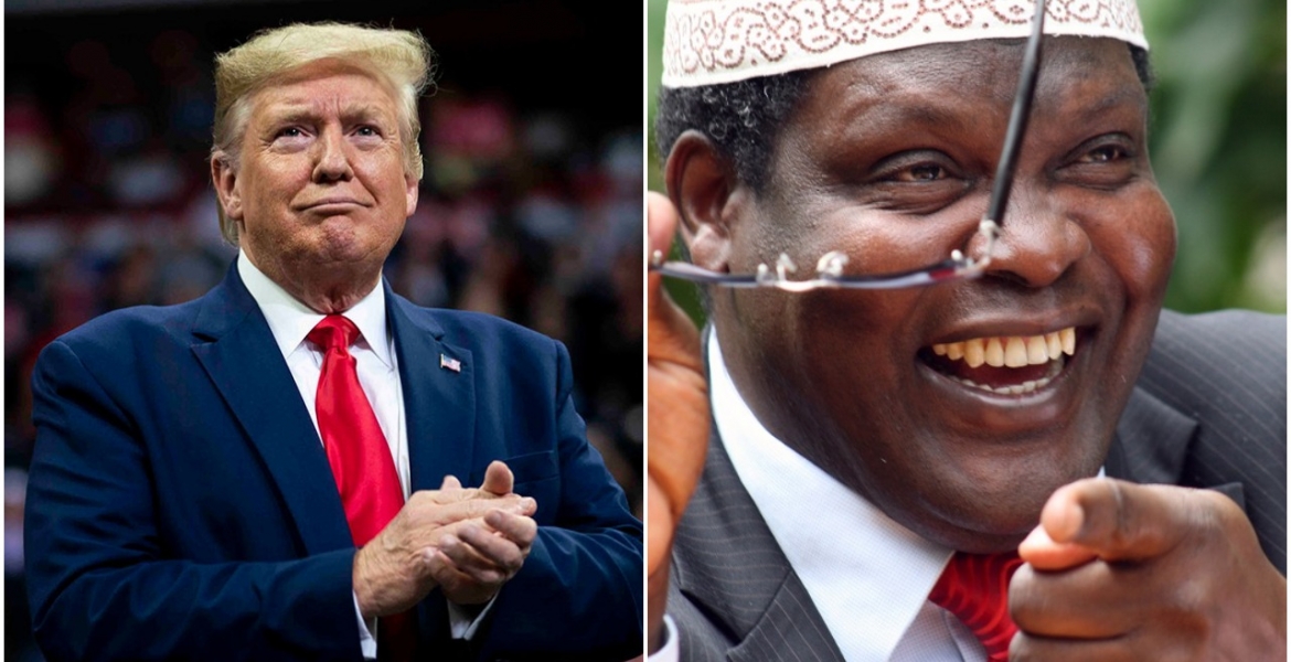 Miguna Miguna Offers to 'Swear-In' Trump as the "People's President"