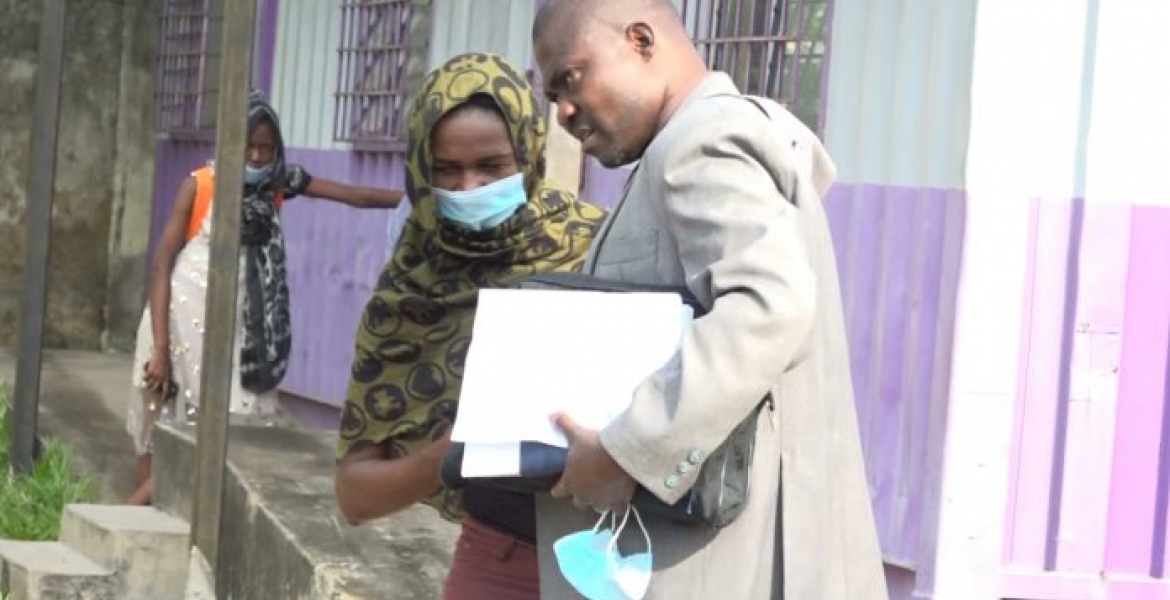 Maria and her lawyer Geoffrey Were Kenyan Woman Embroiled in Child Custody Fight with Her Former British Boyfriend