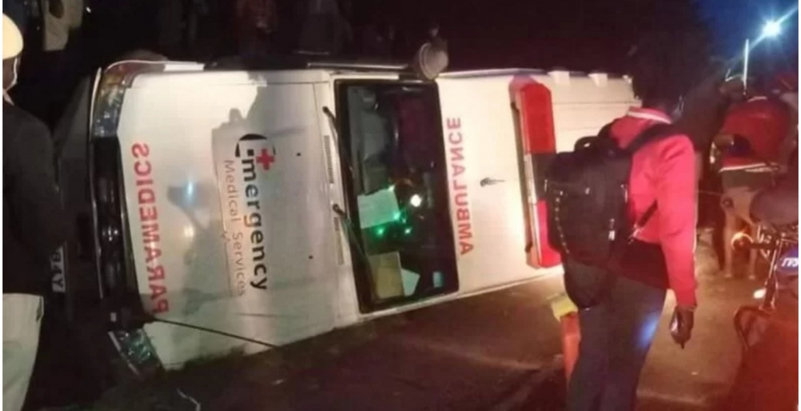 Kenya Red Cross Reacts as Drunk Ambulance Driver Causes Accident