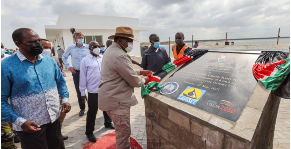 President Uhuru Kenyatta Commissions Newly-Built Lamu Port