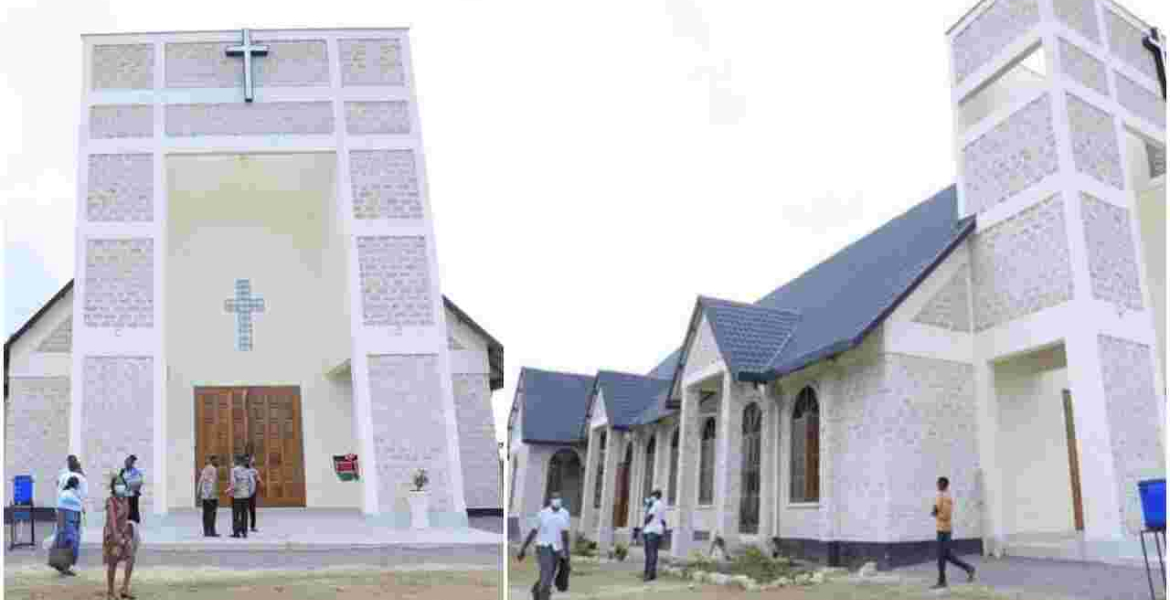 Former Chief of Defense Forces Samson Mwathethe Builds Multi-Million-Shilling Church in Kilifi