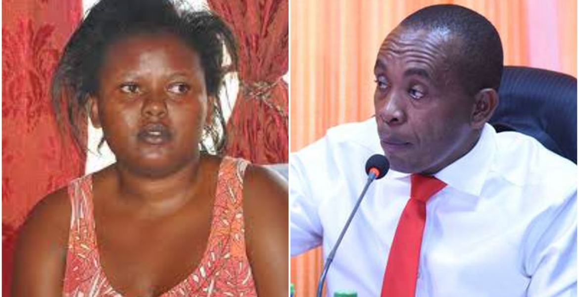 Winfred Wangui and Senator Kimani Wamatangi Kiambu Senator Kimani Wamatangi Exposed for Refusing to Pay Daughter’s School Fees