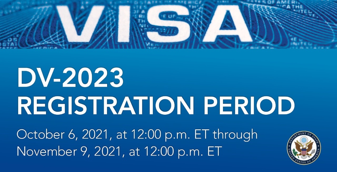 Registration for DV-2023 (Green Card Lottery) Ends Next Week - Tuesday, November 9th