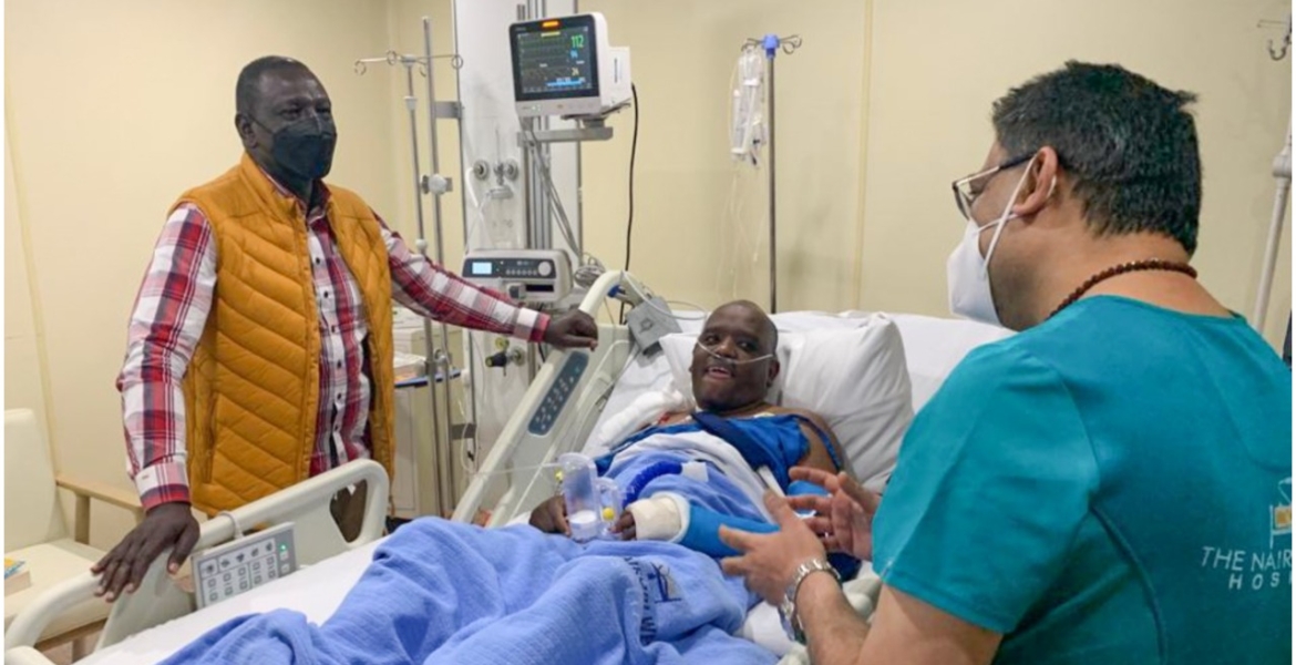 Ruto Speaks After Visiting Blogger Dennis Itumbi in the Hospital