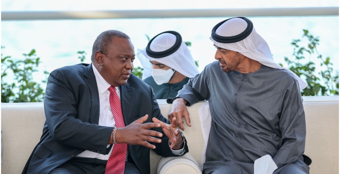 President Uhuru Holds Talks with Crown Prince Sheikh Mohamed Bin Zayed Al Nahyan of Abu Dhabi
