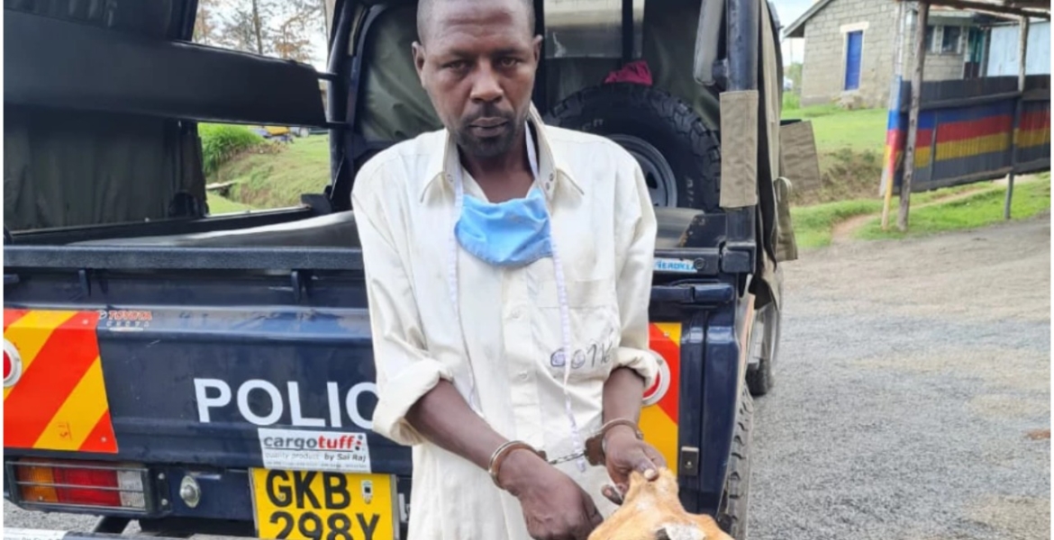 Man Caught Hawking Suspected Dog Meat in a Hot Pot in Nyandarua