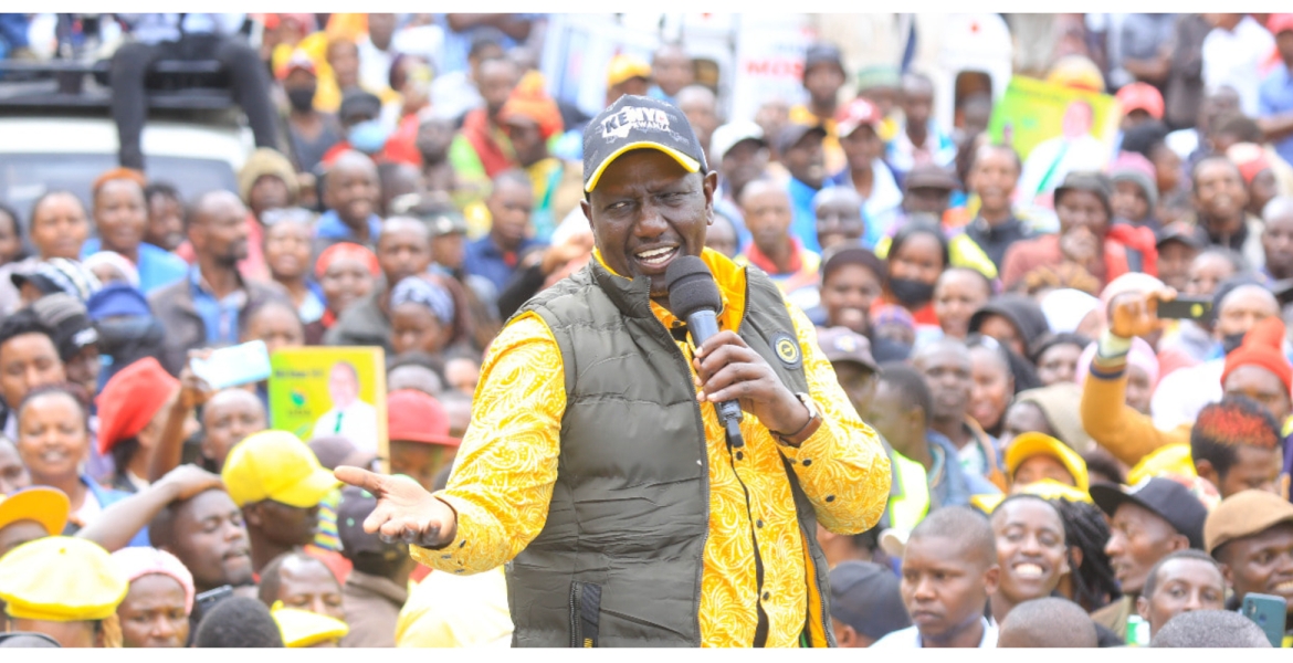 Raila is Being Bankrolled By Covid-19 Billionaires, Ruto Says