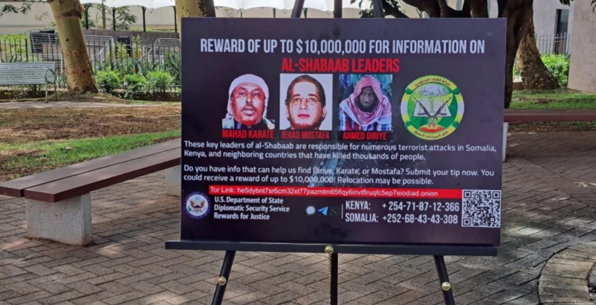 US Offers a $10 Million Bounty on Three Al-Shabaab Leaders Responsible for Attacks in Kenya