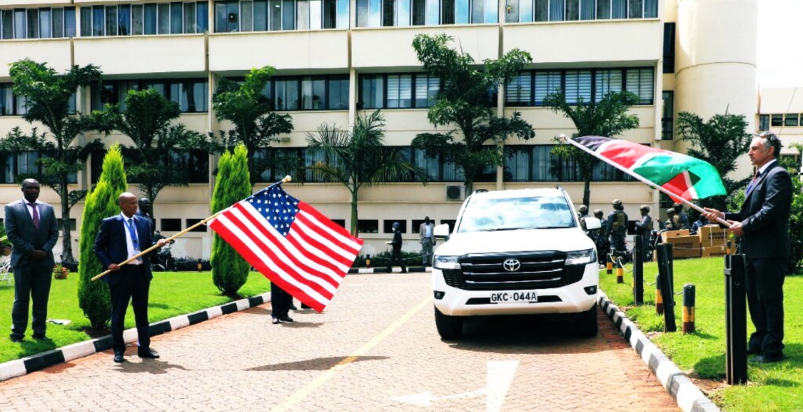 US Gov't Donates Vehicles, Motorcycles to Kenya Anti-Terror Police Unit