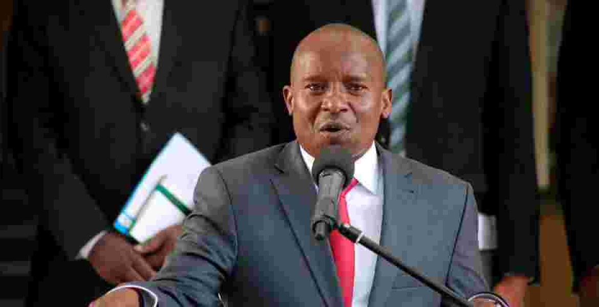 CS Kindiki Declares Friday a Public Holiday in Kenya