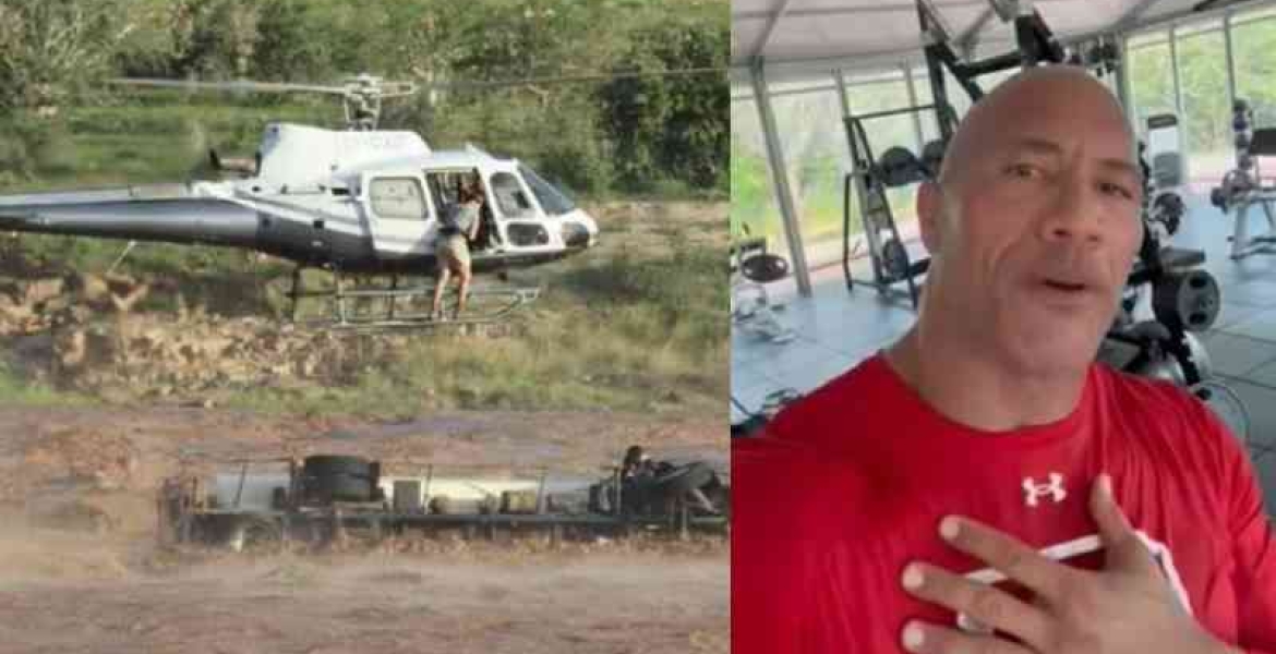 The Rock Appreciates Kenyan Pilots for Saving a Truck Driver I Appreciate You, 'The Rock' Applauds Kenyan Pilots for Saving Truck Driver