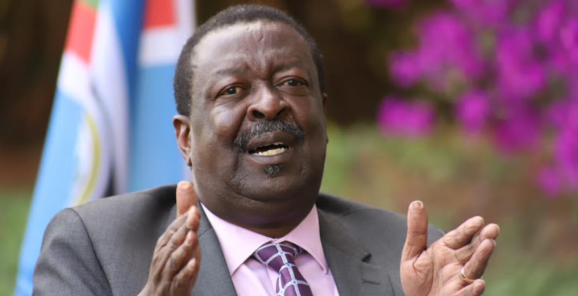 Prime Cabinet Secretary Musalia Mudavadi Mudavadi Tells Uhuru to Relinquish Jubilee Leadership, Focus on Peacekeeping