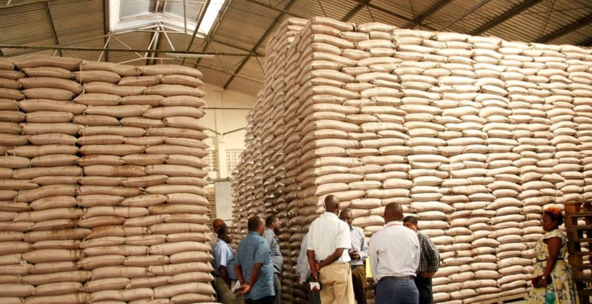 KRA Officials Inspect Bags of Condemned Sugar Mastermind in Sh163 Million Sugar Scandal Arrested at JKIA