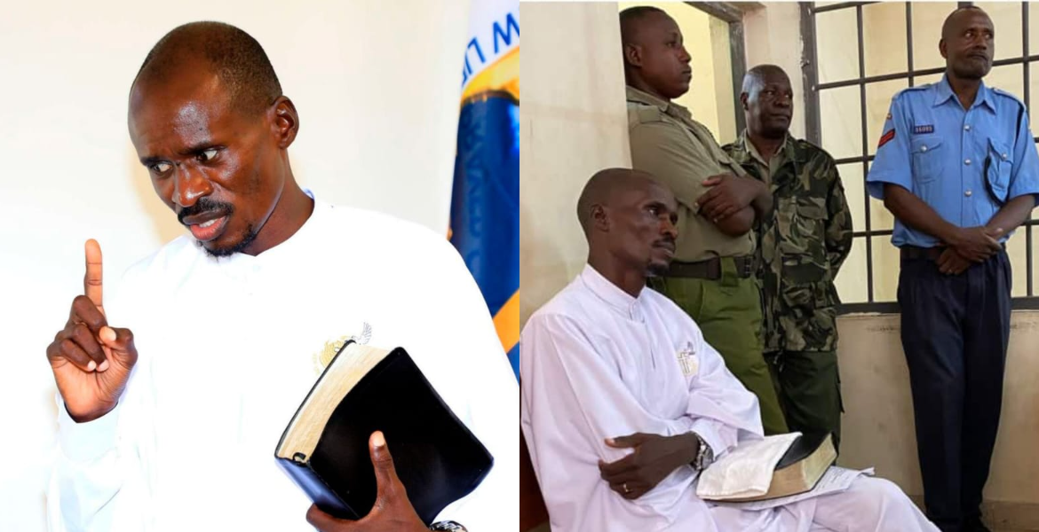 Photo Collage of Pastor Ezekiel Odero Lawyer Cliff Ombeta Discloses How Mackenzie Duped Pastor Ezekiel in a Multi-Million Shilling Deal