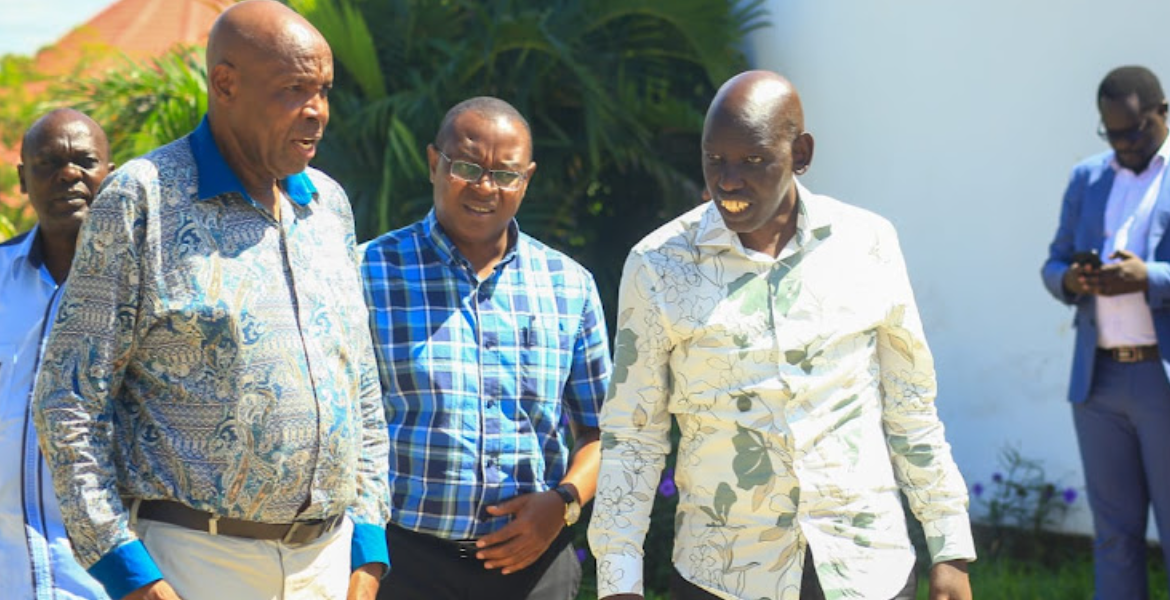 Education CS Ezekiel Machogu, Knec CEO David Njeng'ere and Education PS Belio Kipsang KNEC Absolves Itself of Blame Over Claimed Exam Cheating