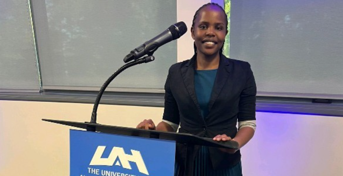 Charity Mwanza Gradutes With 4.0 GPA From the University of Alabama in Huntsville. Kenyan Charity Mwanza Tops Her Class With a Stellar 4.0 GPA at University of Alabama