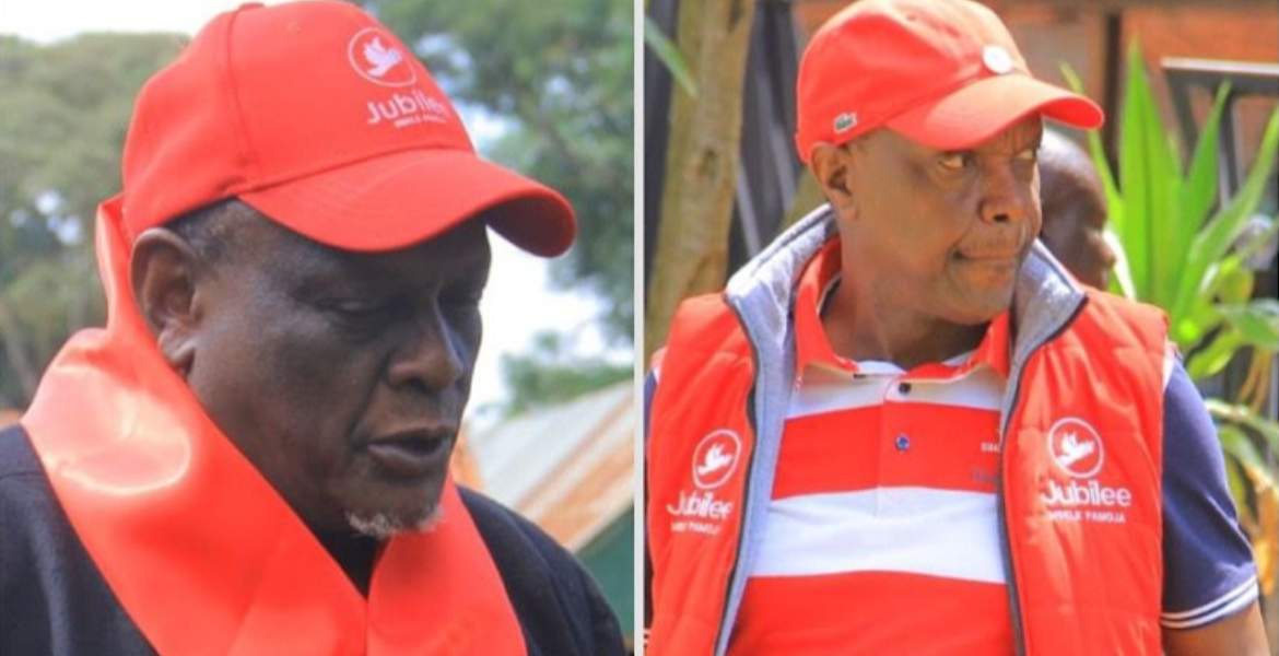 David Murathe and Jeremiah Kioni Registrar of Parties Approves Kioni, Murathe Ouster from Jubilee