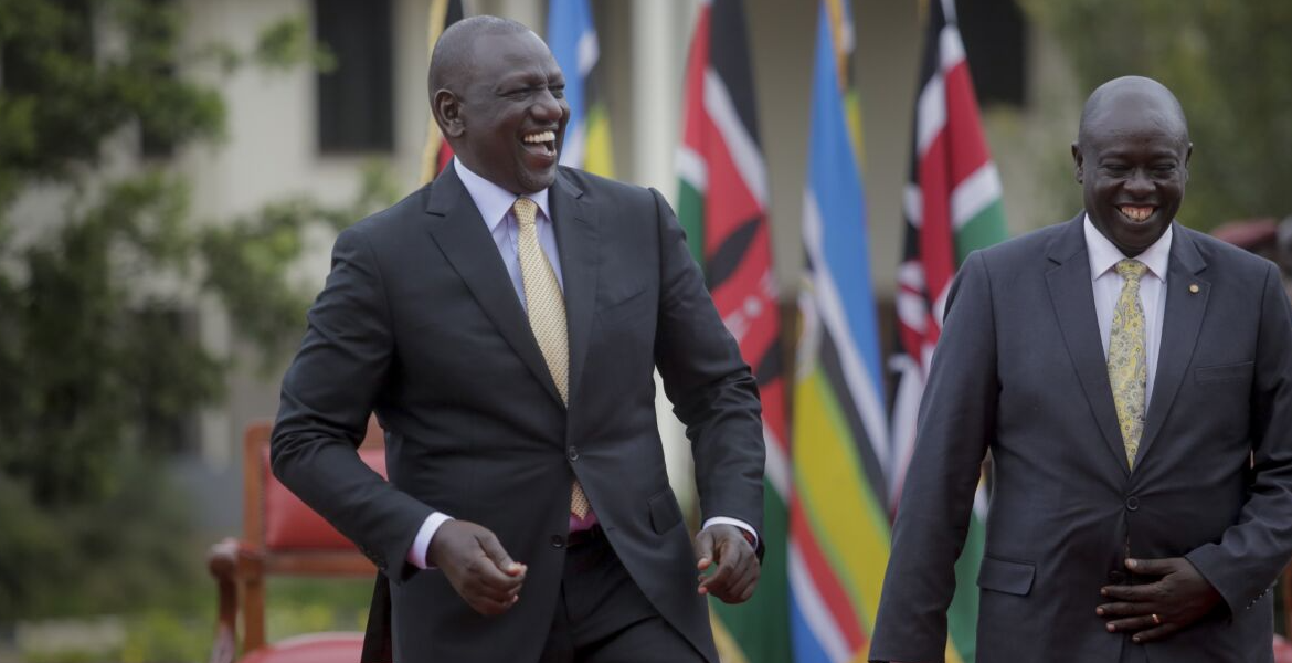 President William Ruto With His Deputy Rigathi Gachagua Ruto: I Want My Relationship With Gachagua to be Better Than Mine With Uhuru