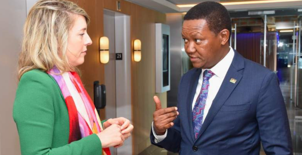 Melanie Joly and CS Alfred Mutua Canada Warns Kenyans of Fake Job Websites