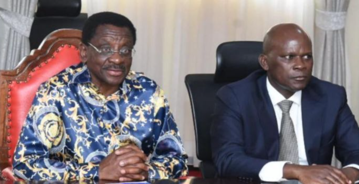 Siaya Governor James Orengo and his Deputy William Oduol Siaya Deputy Governor William Oduol Expelled From ODM