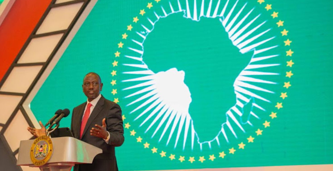 President William Ruto Addressing the African Private Sector Dialogue Conference in Nairobi Ruto Proposes Scrapping of Visa Restrictions for AU Countries
