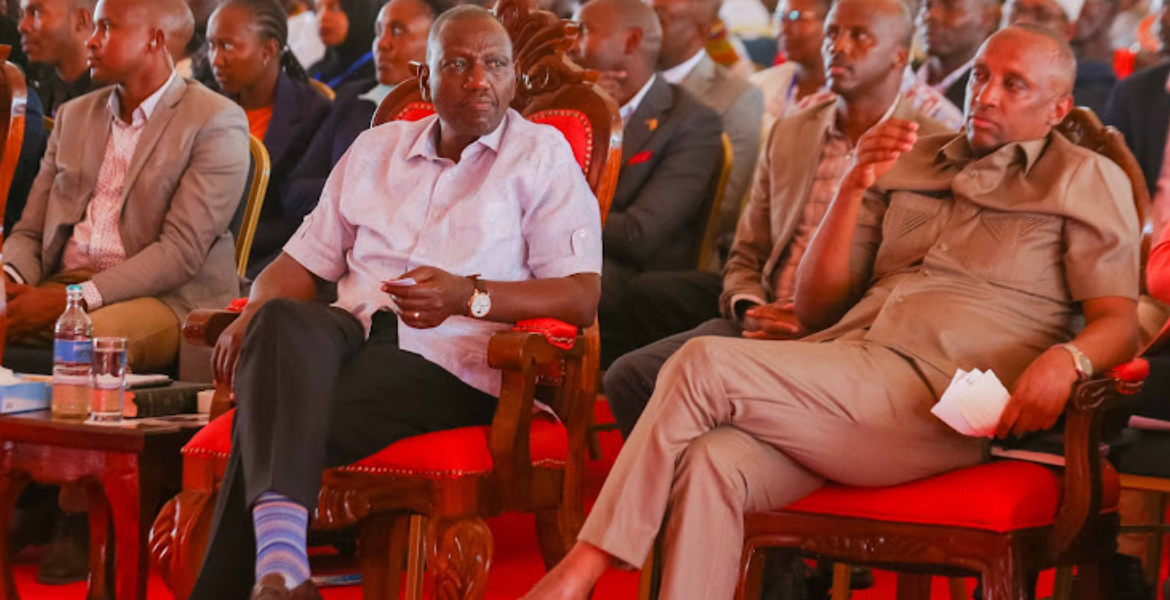 President William Ruto and Isiolo Governor Abdi Hassan Guyo Isiolo Governor Guyo Reveals Supporting Ruto Secretly While in Azimio