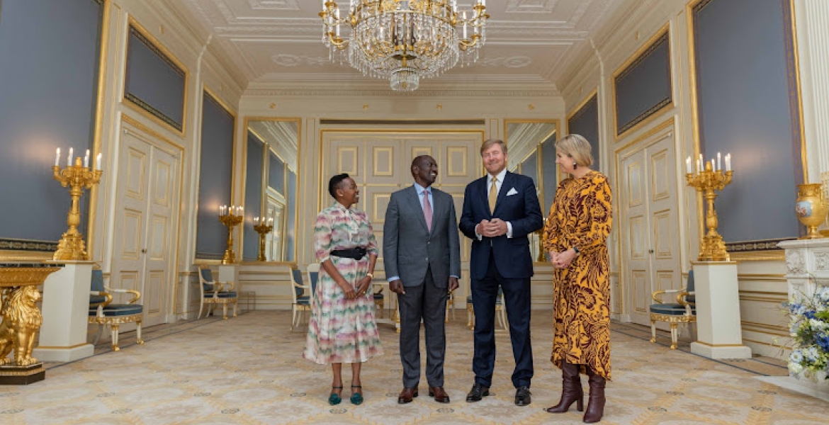 President Ruto and First Lady Rachel Ruto Meet King Willem-Alexander and Queen Máxima of The Netherlands Ruto Returns to the Hague, Leaves a Happy Man