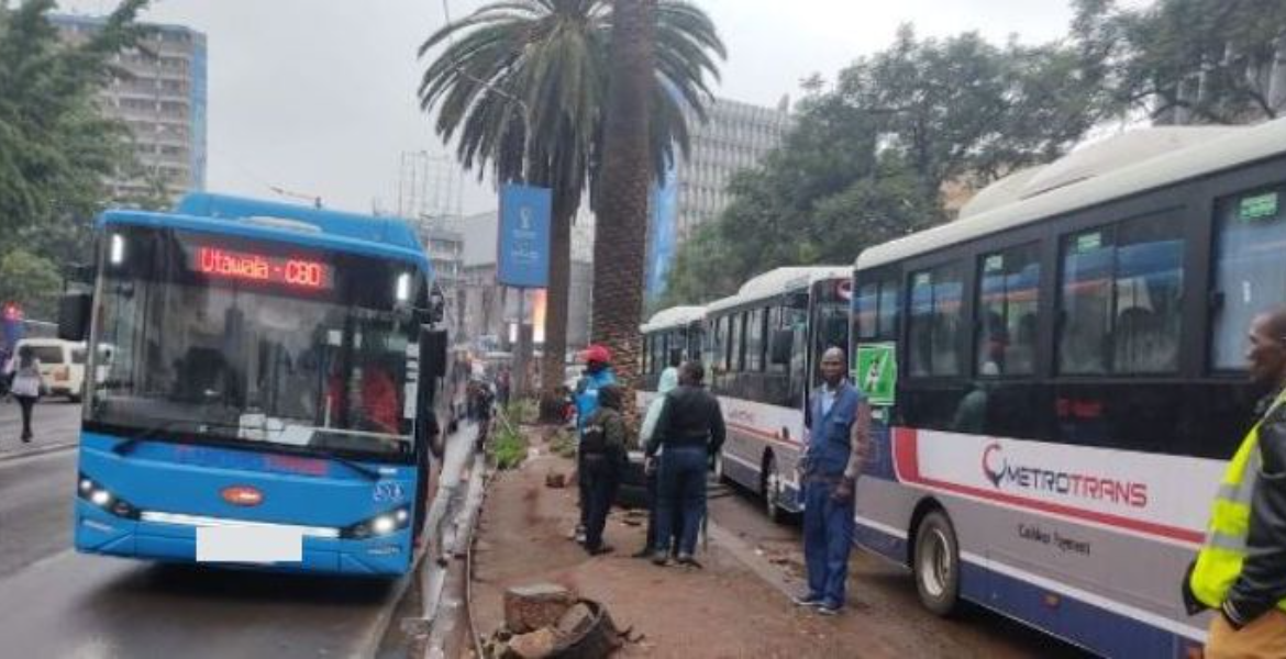A Fleet of Electric Buses Unveiled by Metro Trans Limited in Nairobi Ruto Announces Plan to Launch Electric Matatus