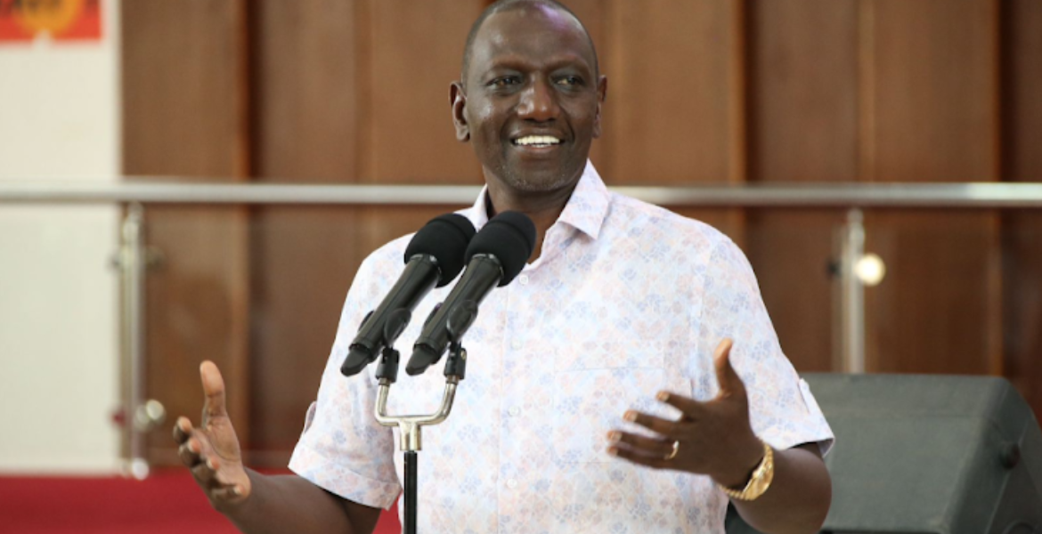 President William Ruto During a Past Event Njungush, Butita Earn More Than Me - Ruto
