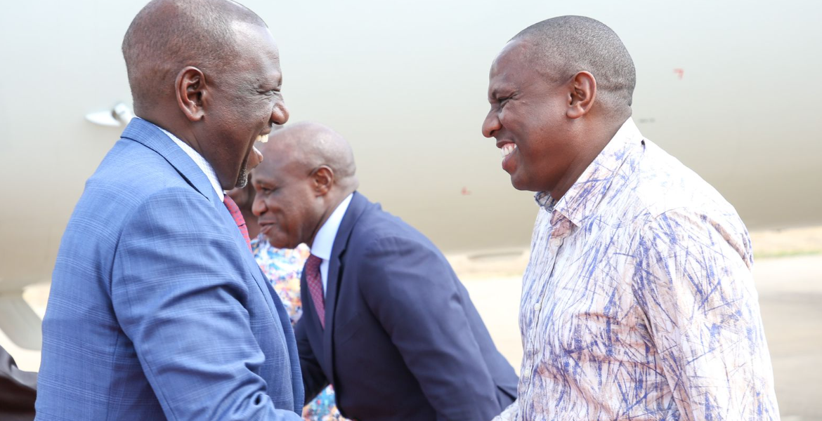 President William Ruto and Kikuyu Member of Parliament Kimani Ichung'wah Kimani Ichungwa Discloses Ruto's Plan to Win Support From Anti-Finance Bill MPs