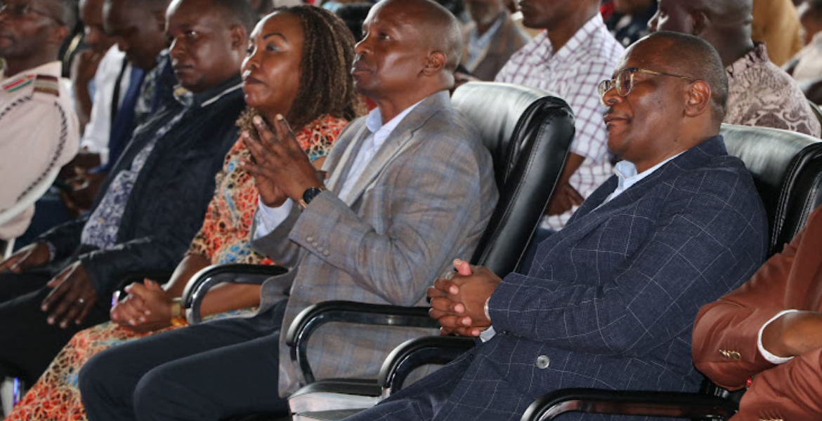 Interior Cabinet Secretary Kithure Kindiki at a Church Service at the Kenya Assemblies of God in Sagana, Kirinynga Just Like Kibaki, Ruto Will Take Kenya Far - Kindiki