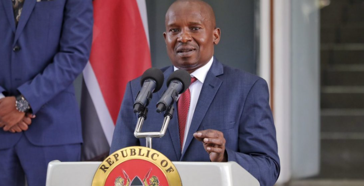 Interior CS Kithure Kindiki Mackenzie Will Be in Jail for a Lifetime - CS Kithure Kindiki