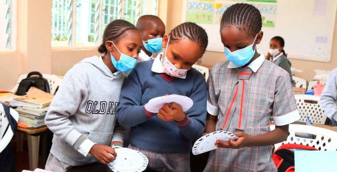 Grade 4 Pupils Solve a Word Puzzle at Nyeri Good Shepherd School on March 8, 2021 Wetangula Instructs Ruto Govt to Review CBC