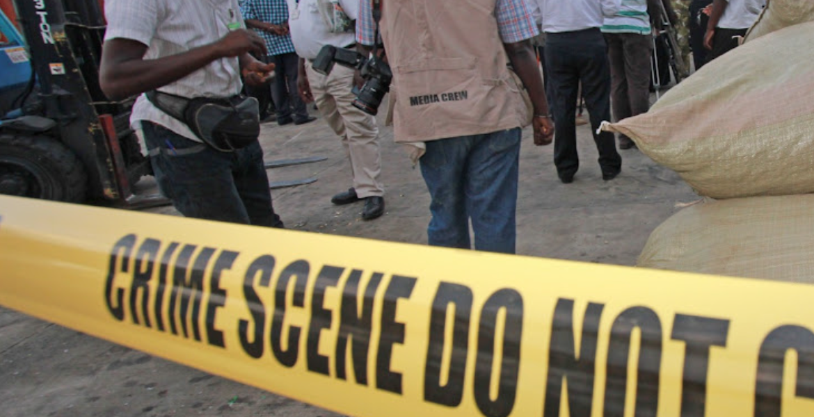 Crime Scene Man Snorting Cocaine Falls to His Death While Escaping From Police in Eastleigh