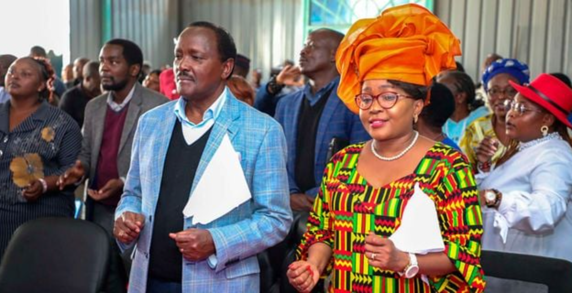 Wiper Leader Kalonzo Musyoka, Kibwezi East Member of Parliament Jessica Mbalu on July 9, 2023 Kalonzo Musyoka is the Man, Wiper MPs Tell Raila Ahead of 2027 Polls