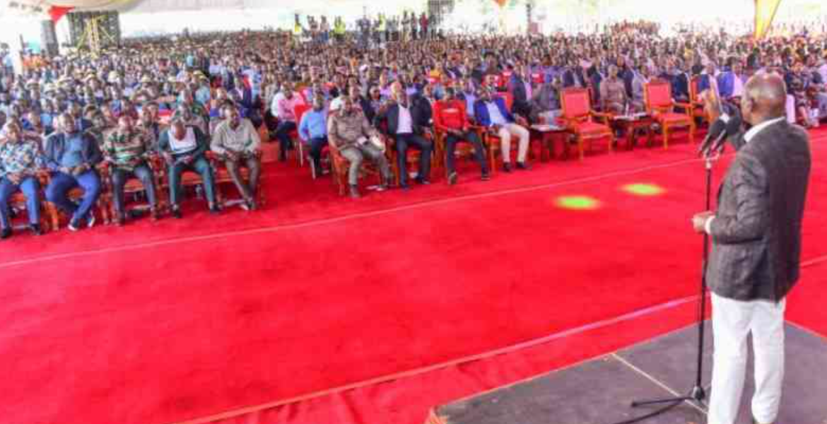 President William Ruto Speaks During a Meeting in Karachuonyo Constituency, Homa Bay County Kenya Kwanza MPs Say Big No to Handshake, Plot to Counter Demos