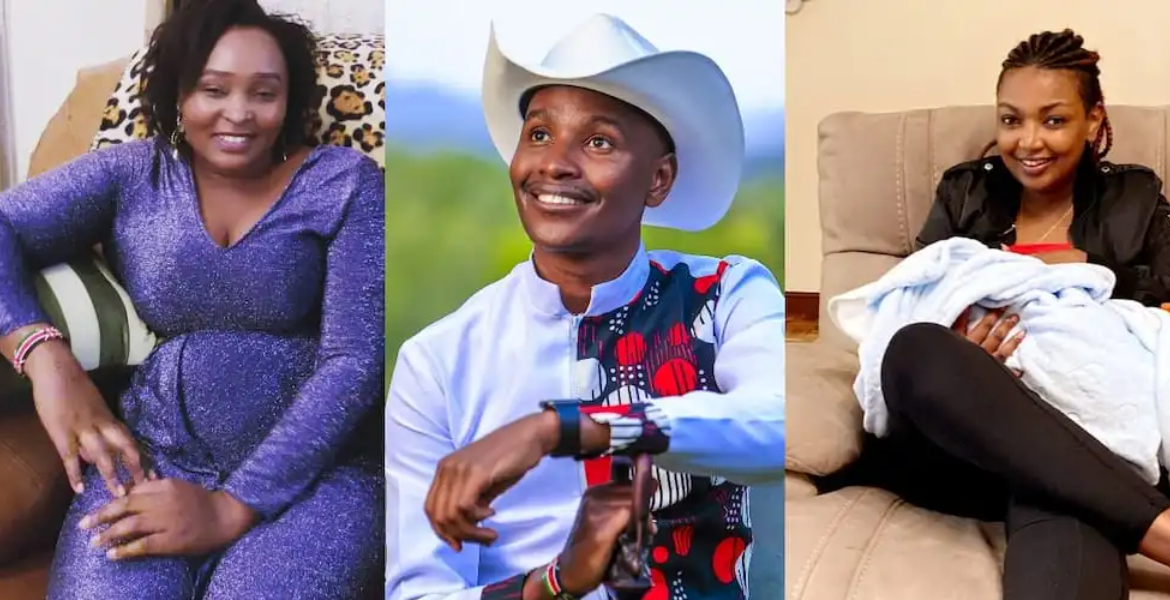 Photo Collage of Edday Nderitu, Samidoh and Senator Karen Nyamu Edday Nderitu Confirms Separation With Husband Samidoh