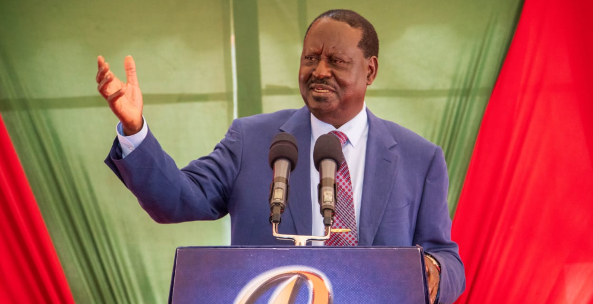 Raila Odinga Addresses the Media at Jaramogi Oginga Odinga Azimio Calls Off Wednesday Protest