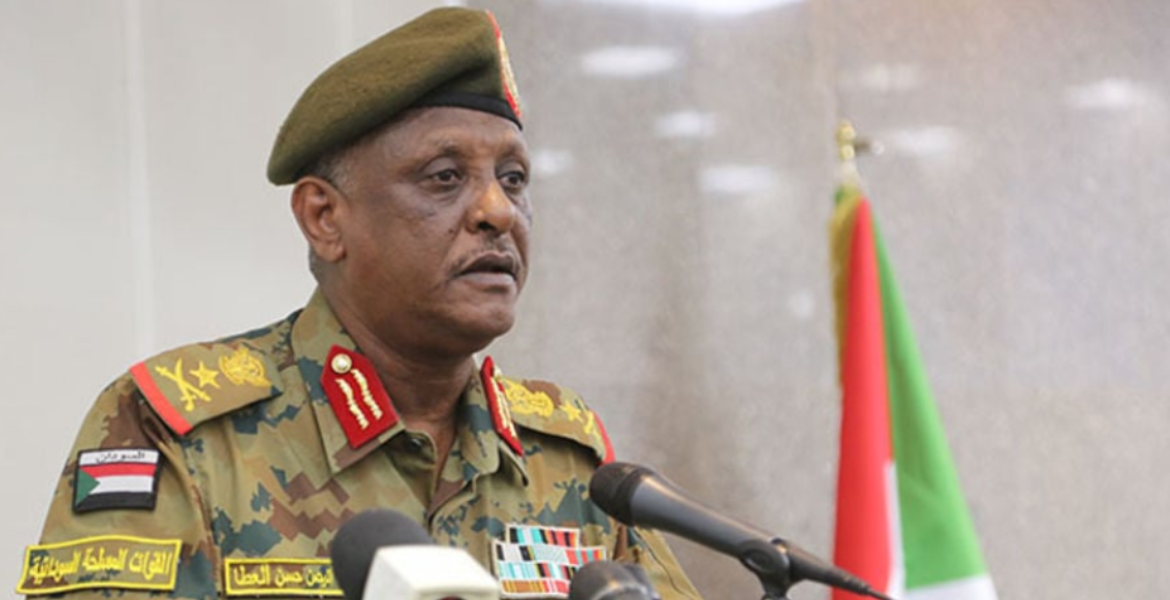 General Yasir Alatta, the Assistant Commander-in-Chief of the Sudan Armed Forces Sudan Military Chief Yasir Alatta Dares KDF to a Fight With His Troops