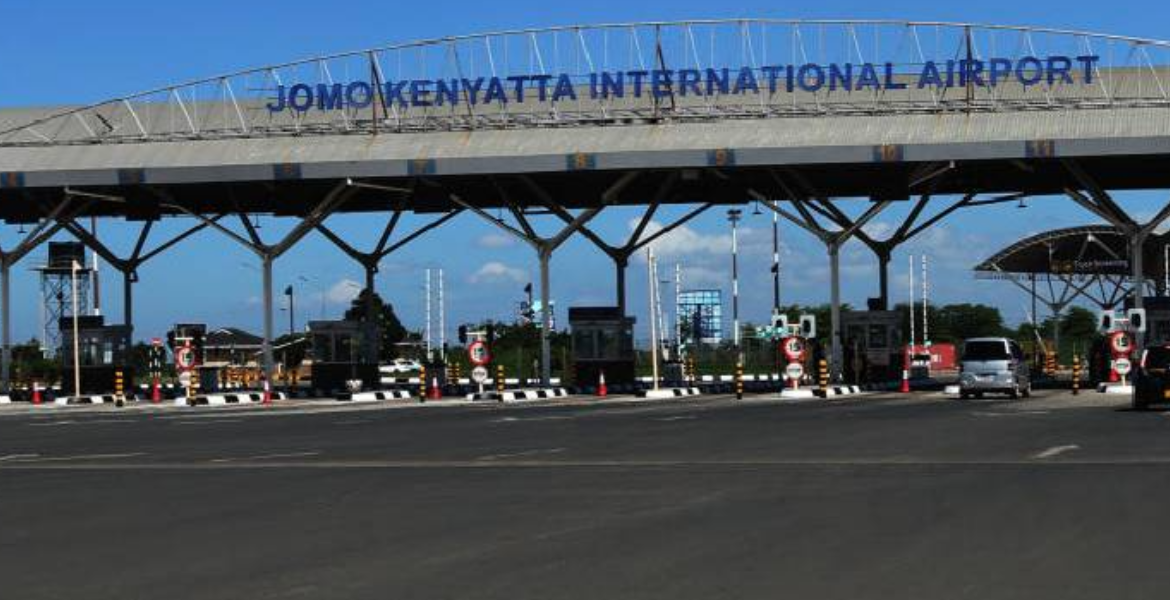 The Entrance of the Jomo Kenyatta International Airport (JKIA) Sudanese Hackers Ground Kenya's e-Visa Applications