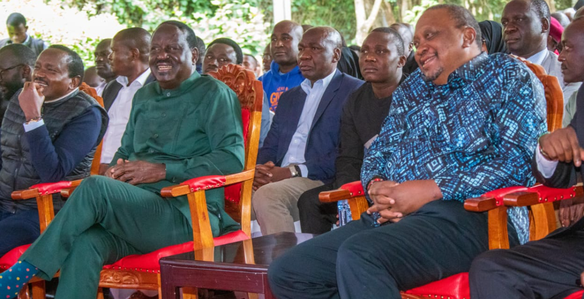 Former President Uhuru Kenyatta, Azimio Leader Raila Odinga and Wiper Leader Kalonzo Musyoka Pay Tribute to Azimio la Umoja Supporters Who Died During the Nationwide Protest Over the High Cost of Living on July 28, 2023 Azimio Demos: Coalition to Give Way Forward on Sunday