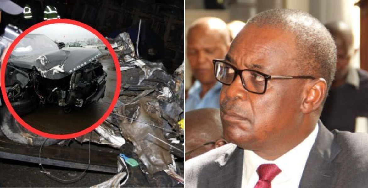 A Photo Collage of Londiani Accident and Former Nairobi County Governor Evans Kidero Kidero's Driver, Bodyguard Among Victims of Grisly Londiani Accident