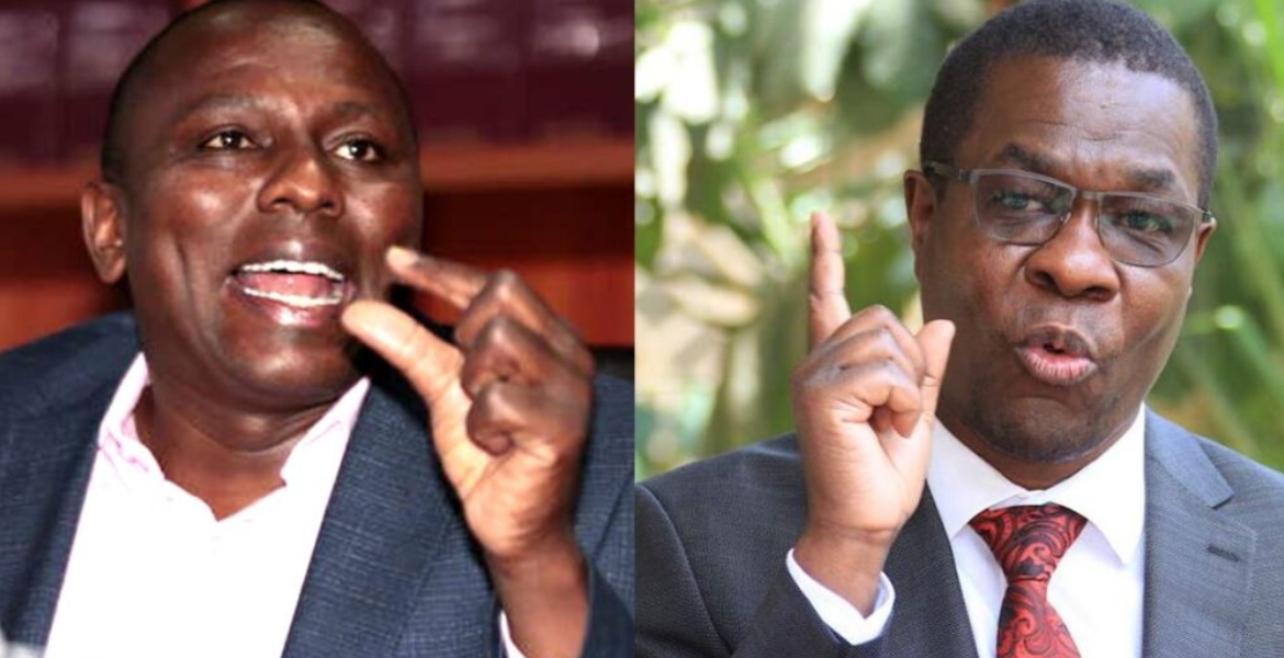 Kikuyu MP Kimani Ichung'wah (Left) and Ugunja MP Opiyo Wandayi (Right) Ichung'wah and Wandayi Vow to Impeach UDA MP